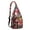 Citrus-2, variant on Boho Floral Sling Backpack – Vintage Botanical Watercolor Wildflower Crossbody Daypack with Romantic Garden & Artistic Bloom Pattern, Lightweight Travel Bag for Women & Nature Aesthetics