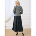 thumbnail image 5 of DARING DIVA Women's Long Sleeve Open Front Casual Knit Jacket S Black, 5 of 7