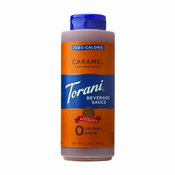 Torani Zero Calorie Beverage Sauce Caramel 12.8 oz, Pack of 2