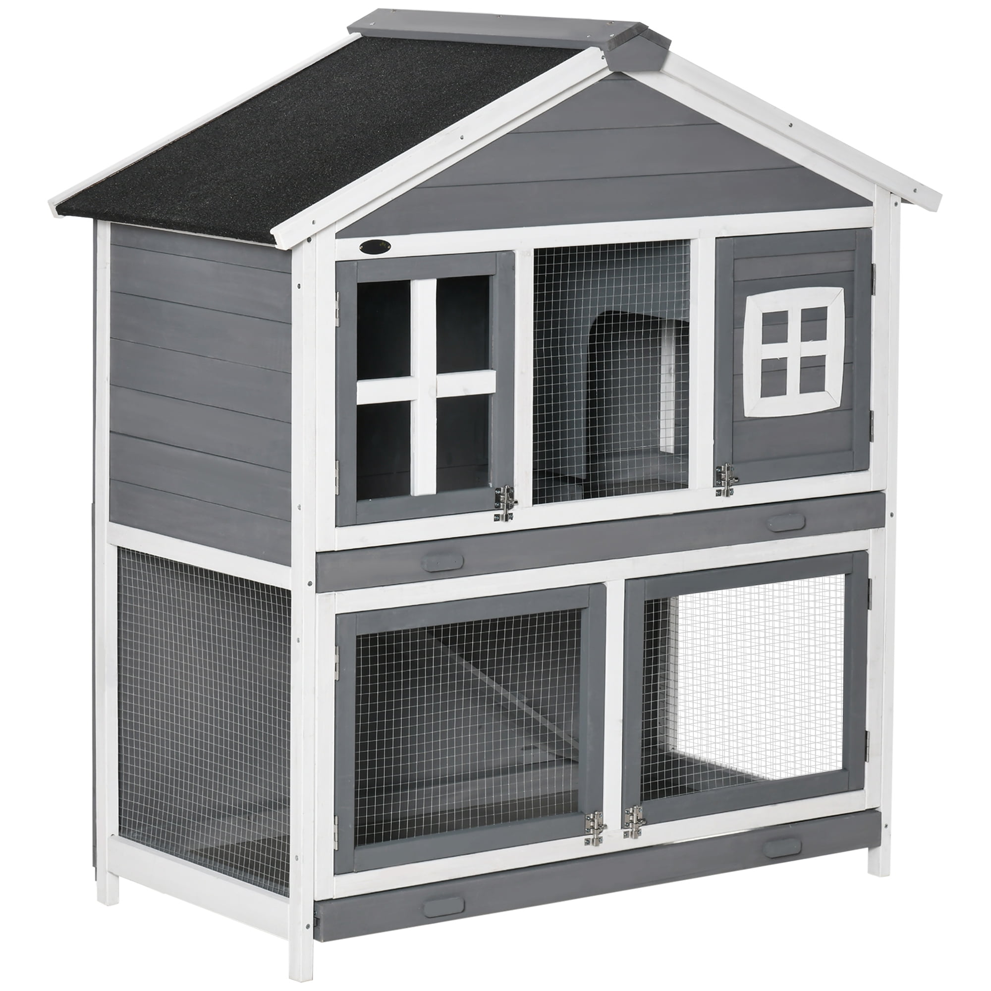 Indoor 2 tier rabbit cage best sale