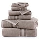 thumbnail image 2 of Juego de toallas LANE LINEN Luxury de 6 piezas, 100% algodón platino, 2 of 9