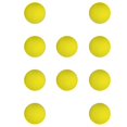 thumbnail image 5 of 10 Pieces EVA Foam Golf Swing Exercises Practice Training Balls Yellow, 5 of 6