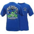 thumbnail image 2 of Peace Frogs Adult US Air Force Short Sleeve T-Shirt, 2 of 4