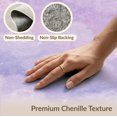 thumbnail image 6 of ODIKA 3'x5' Washable Throw Rug Stain Resistant, Low Profile, Non-Slip Dreamy Cloud Motif Circle Design Featuring Celestial Sparkles for Entryway, Kitchen, Mudroom, 6 of 7