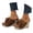 Brown, variant on Dakaela Women's Wedge Slides Suede Bowknot Platform Slip on Sandals Espadrille High Heel Comfortable Summer Beach Walking Shoes Beige Size 6