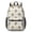 Hedgehog and Buttercup Cream Pattern, variant on Hedgehog and Buttercup Cream Pattern 17" Waterproof Oxford School Backpacks for Teens, S-Shape Padded Straps, for School, Travel, Hiking, Camping