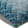 thumbnail image 2 of Cushion Cover Sofa, Pillow Covers For Couch, Decorative Pillow Covers 20x20 inch (50x50 cm) Blue, Silk Throw Pillow Covers, Handmade Pillow Covers, Circles & Dots - Modern Blue Wheel, 2 of 3