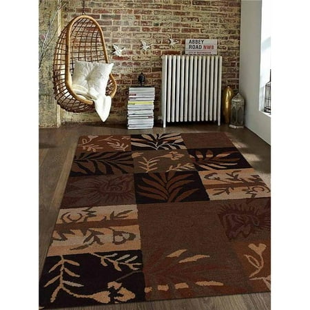 13' Wool - 10 x 13 ft. Floral Hand Tufted Woolen Area Rug, Multicolor