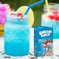 thumbnail image 5 of (12) Hawaiian Punch On the Go Powder Drink Mix Berry Blue Typhoon Water Enhancer for Kids Adults Snacks Home Lunch Office Beverages Summer Fun Outdoor Refreshing Drinks 8 Count &CUSTOM Storage Carrier, 5 of 7