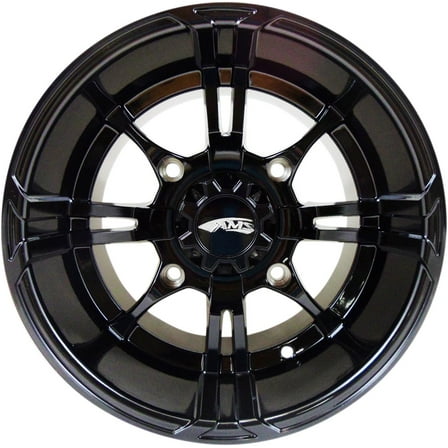 AMS Roll'n 108 Cast Aluminum Rear Wheel 15x10 4/156 (5001-032BS)