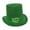 Green-B, variant on SwiftWear St. Patrick's Day Hat with Metal Buckle, Green Top Hat for Saint Patricks Costume for Irish Party Parade
