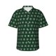 thumbnail image 1 of Fotbe Green Buffalo Plaid Merry Christmas Camisa Hawaiana para Hombre Unisex – Camisa Casual de Verano con Botones de Manga Corta de Algodón y Lino,X-Large, 1 of 7