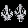 thumbnail image 3 of yuksok 1 Pair Rhinestone Metal Closure Hook & Eye Clasp for Clothes Dress Bags Decor - White, 3 of 8