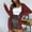 Red, variant on Idoravan Cardigans for Women Clearance Spring Women's Solid Color Cardigan Wool Sweater Pocket Recreational Long Sleeve Tops