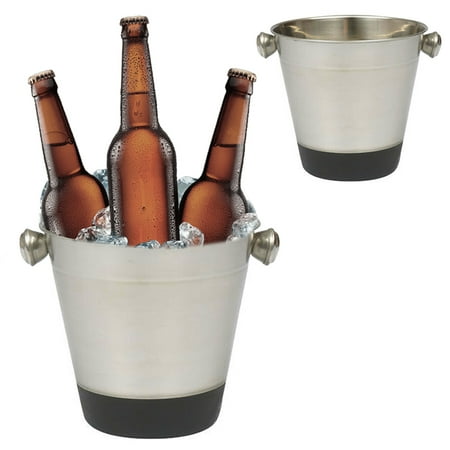 Horse Ice Bucket - Stainless Steel Ice Bucket 40 oz Mini Cooler Drink Champagne Wine Bar Restaurant
