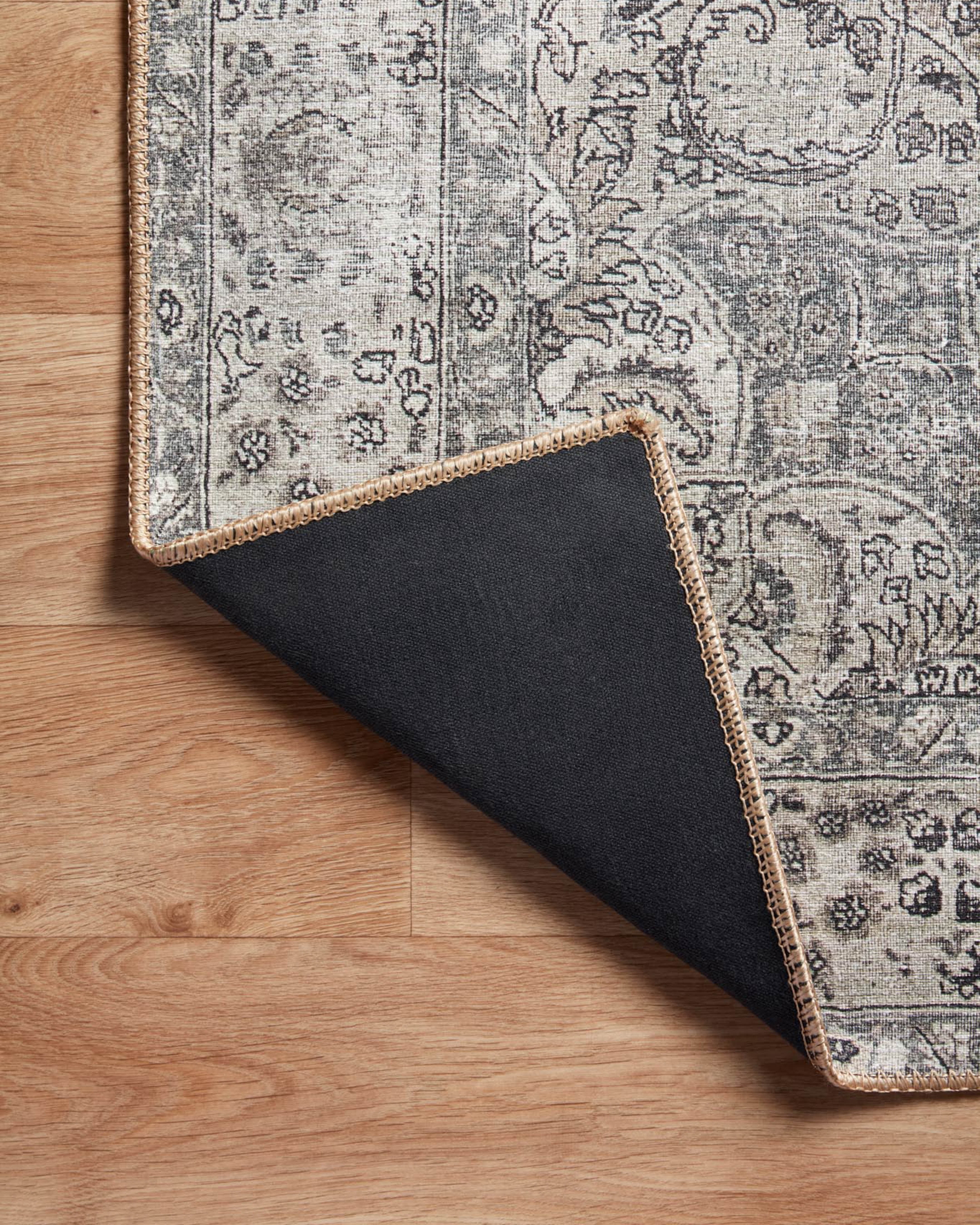 Echo Loom Anabella Taupe / Stone 2'-6" x 7'-6" Runner Rug