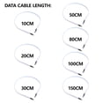 thumbnail image 3 of Type C Male to Male Cable 480Mbps Data Transfer 2A Charging Cable for Smartphones Printers Modem Cameras Console, 3 of 7