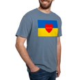 thumbnail image 4 of CafePress - National Flag Of ??????? / Ukraine High Qu T Shirt - Mens Comfort Colors Shirt, 4 of 5