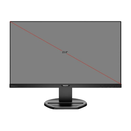 Philips - B-Line 241B8QJEB 24" IPS Widescreen Adaptive Sync Monitor (DisplayPort, VGA, USB, HDMI, DVI) - Black