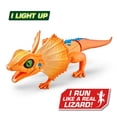 thumbnail image 2 of Robo Alive Lurking Lizard Series 3 Orange de ZURU Juguete electrónico interactivo para reptiles con luz robótica alimentada por batería que se mueve (naranja), 2 of 6