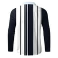 thumbnail image 4 of Gibobby Playera polo hombre Hombres Casual Otoño Invierno Manga larga Turndown Neck Shirt Impreso Camiseta Top Blusa(Blanco,M), 4 of 5