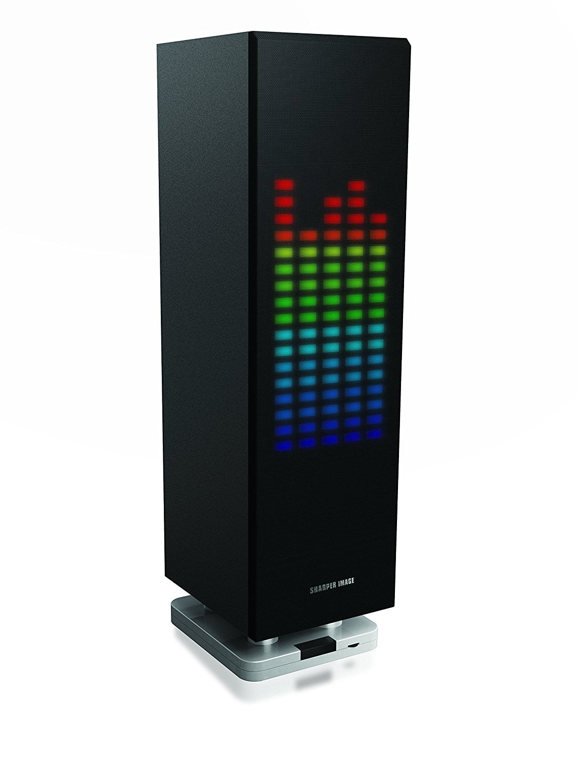 sharper image led tower speaker sbt 1031