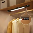 thumbnail image 3 of Wireless Induction Under-Cabinet Light, Cabinet Lighting in 3 Tone Modes, 270° Rotation and Dimmable, No Wiring Required USB-C Interface, LED Light for Office/Kitchen/Bedroom, Black, 3 of 7