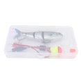 thumbnail image 3 of Leurres de pêche électriques rechargeables par USB, lumière LED, Wobbler multi-articulés, matériel de pêche réaliste T 620, 3 of 4