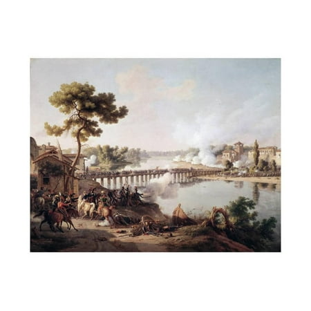 Lodi Shops General Bonaparte Giving Orders at the Battle of Lodi, 10Th May 1796 by Louis Lejeune Print Wall Art ()