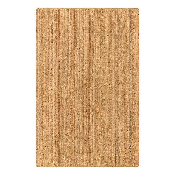 Unique Loom Braided Jute Luxe Collection Area Rug (5' 1" x 8' Rectangle Natural)