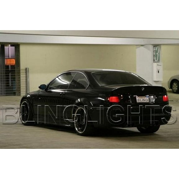 For BMW 3-Series E46 Tinted Smoked Tail Lamp Light Overlays Film Protection