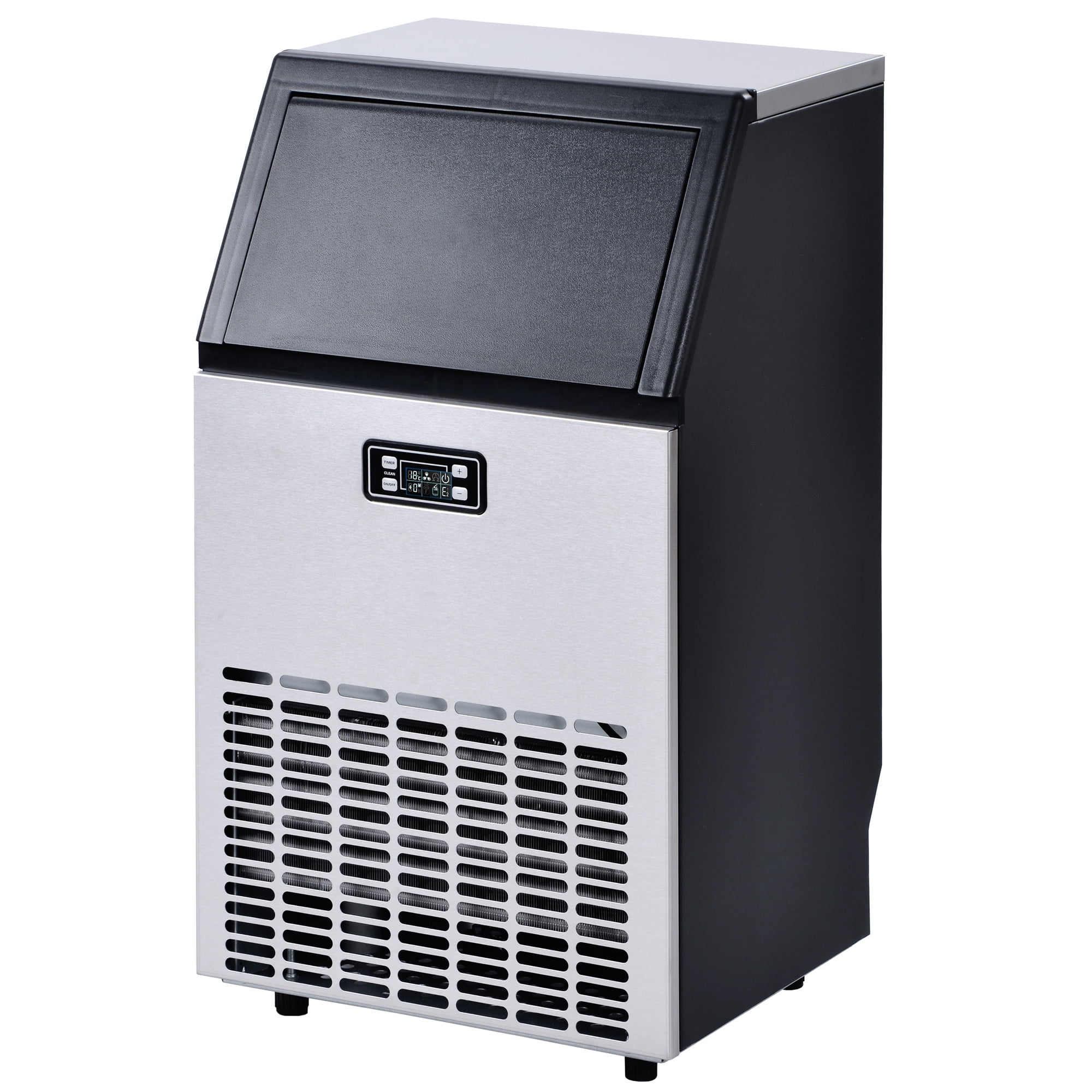 Della Stainless Steel Commercial Ice Maker Undercounter Freestanding Machine 100LB/24hr 