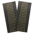 thumbnail image 1 of Raindrops Electric Guitar Fretboard Stickers Black Self Adhesive Decorative Decals for Musical Instruments, 1 of 7