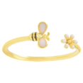 thumbnail image 1 of sweethay Anillo abierto Margarita abeja ligero duradero anillos de dedo pulido resistente joyería regalo adulto cumpleaños Festival Ropa, zapatos y accesorios Miscelánea, 1 of 6