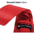 thumbnail image 4 of Umo Lorenzo Ties for Men Classic Necktie Solid Color Smooth Satin Finish, 4 of 7