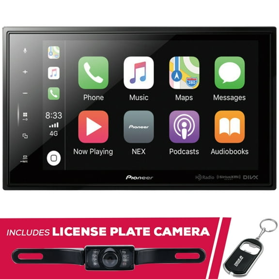 New Pioneer DMH-C5500NEX 8" Digital Multimedia Receiver and License Plate Camera