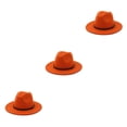 thumbnail image 2 of Minnieouse Sombreros con hebilla de cinturón, vestido de Color otoñal, gorras elegantes de ala ancha, abrigo de lana vaquero para niños, boda, Type1 NO1, 2 of 6