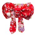thumbnail image 2 of Cinturón de lazo para kimono japonés, portátil, cómodo y elegante para mujer, accesorio para bata yukata violeta rojo, 2 of 9
