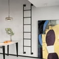 thumbnail image 4 of Basement Window Well Egress Ladder, Easy Install, Durable & Safe, Black Wrought Iron Attic Bunk Bed, Emergency Fire Climbing Ladder, Customizable Size, 4 of 4