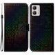 thumbnail image 1 of Para Motorola Moto G13 4g / G23 4g / G53 5g Funda de cuero Pu con patrón de flores deslumbrantes funda tipo billetera con tapa para teléfono, 1 of 5