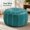 Teal Blue (No Stuffing), variant on Unstuffed Moroccan Storage Pouf Foot Stool Ottoman Handmade Faux Leather Bean Bag Floor Chair Foot Rest for Living Room Bedroom Balcony Teal Blue