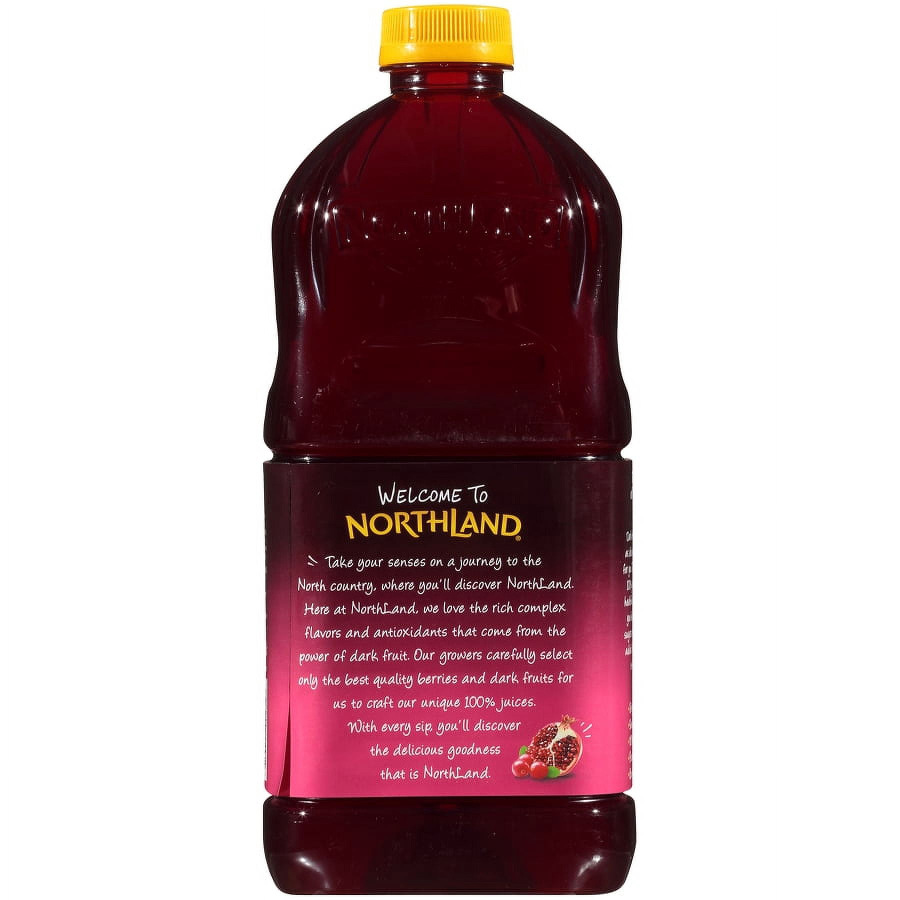 (2 pack) Northland 100% Cranberry Pomegranate Juice, 64 Fl. Oz.