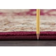 thumbnail image 4 of Transitional Area Rug (5'3'' Octagon) Border Red, Beige Indoor Octagon Easy to Clean, 4 of 5