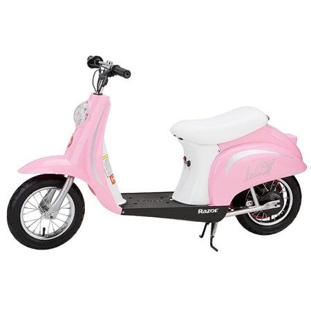 Razor Pocket Mod Miniature Euro 24 Volt 250 Watt Electric Retro Scooter, Pink