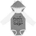 thumbnail image 3 of Inktastic Papa's Little Girl with Hearts Flower and Butterfly Girls Long Sleeve Baby Bodysuit, 3 of 5