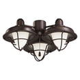 thumbnail image 2 of Kathy Ireland Home By Luminance Brands Lk40 3 Light Boardwalk Cage Ceiling Fan Light Kit -, 2 of 3