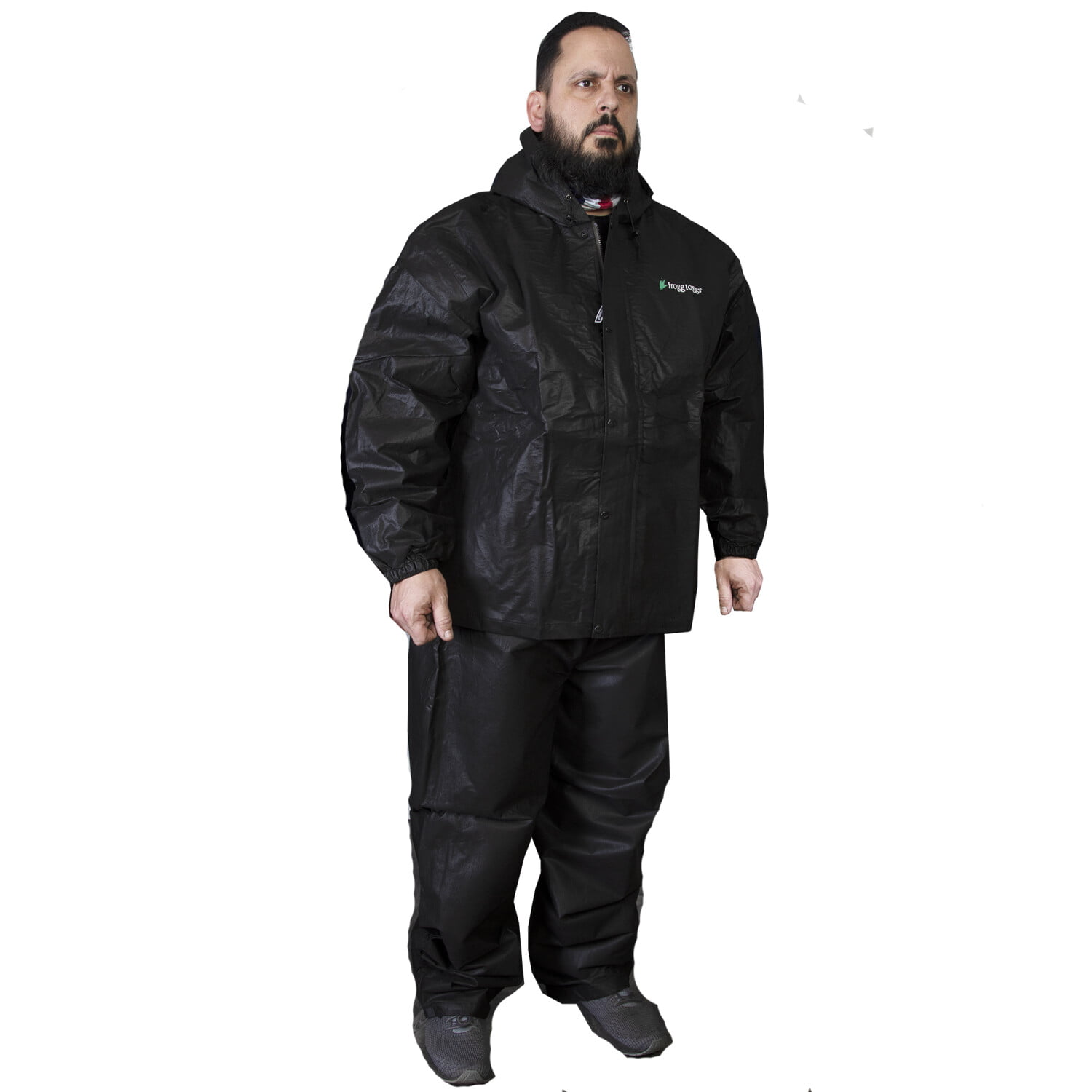M/L Frogg Toggs Pro Lite Rain Suit Black 