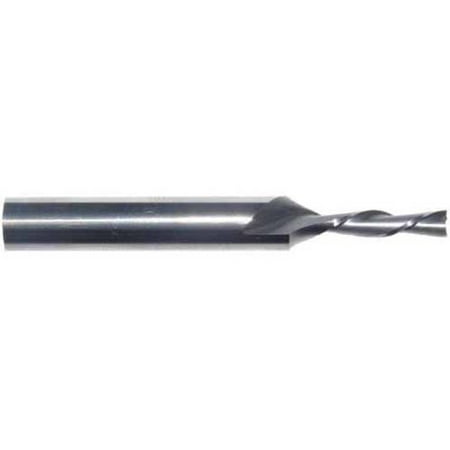 Safety Speed Cut Router Magnate 2101 Spiral 2 Flute Solid Carbide Router Bit, Down Cut; 1/8