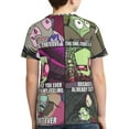 thumbnail image 2 of Invader Zim Youth Unisex T-Shirt Crewneck Short Sleeve Double-Sided Print Tee Shirts Top For Boys Girls Kid Teen Large, 2 of 6