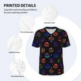 thumbnail image 3 of Hirioo 80s Style Palm Trees for Men's Baseball T-shirt Shirts Short Sleeve Casual Summer Button Stretch T Shirts,Size S-4XL-X-Large, 3 of 7